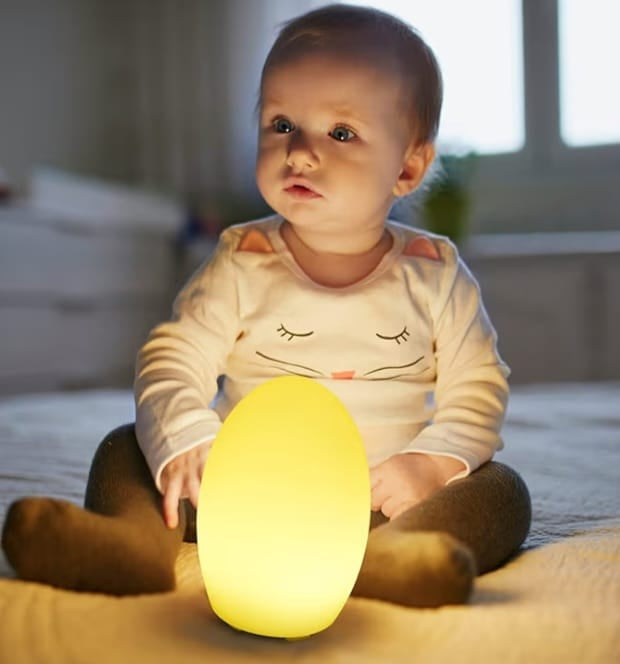 Rechargeable RGB LED Egg Night Light