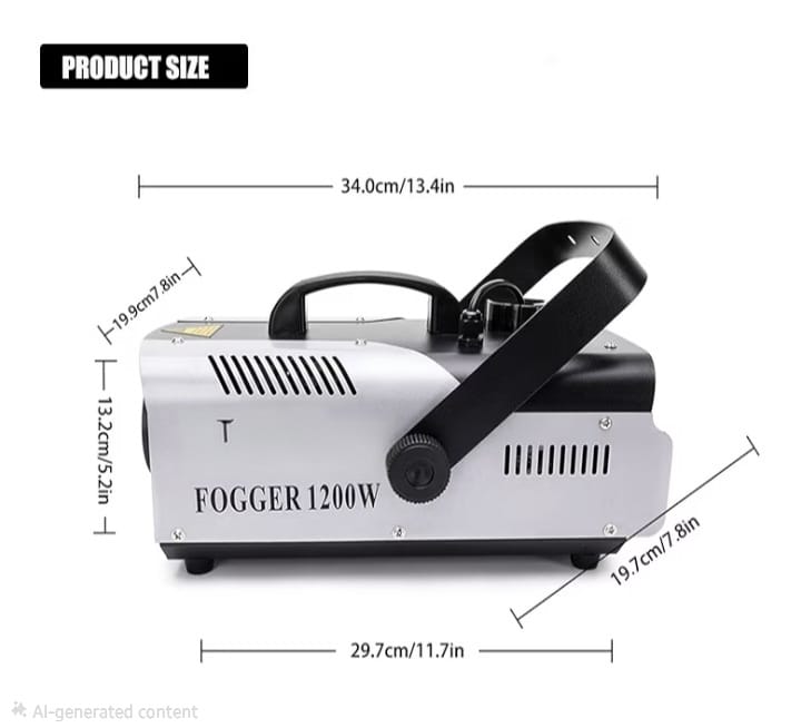 1200W RGB LED Fog Smoke Machine