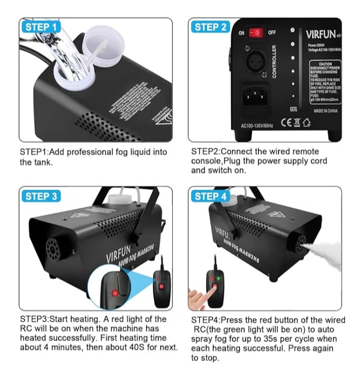 600W Automatic Fog Smoke Machine