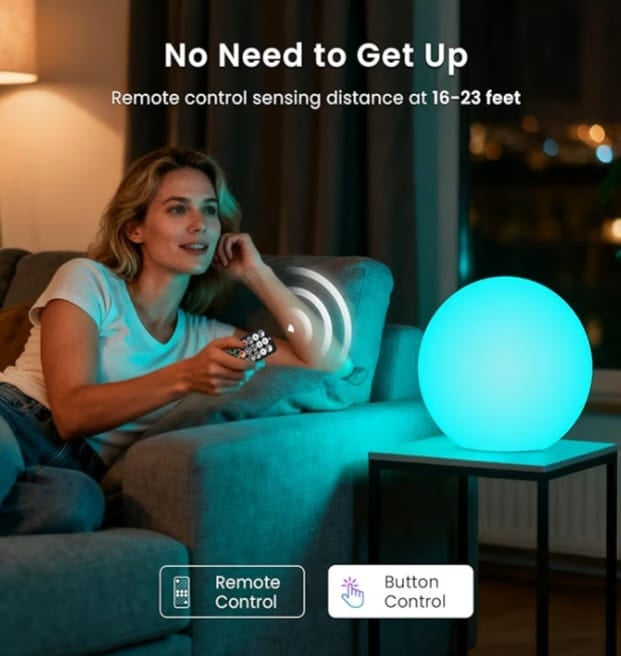 10-Inch RGB LED Ball Light