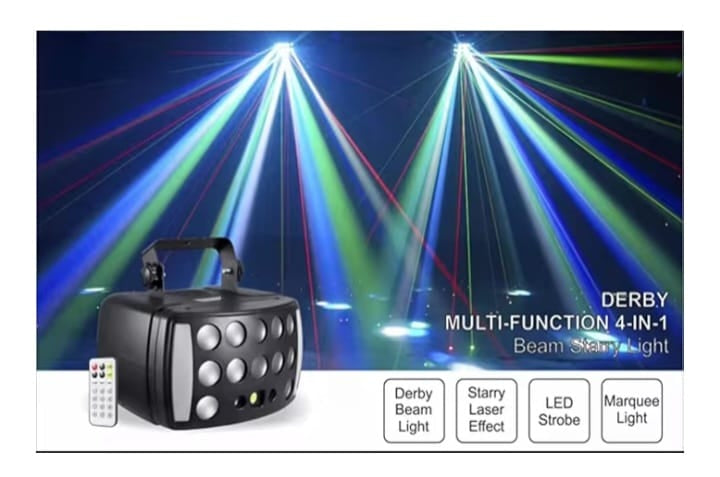 4-in-1 RGBW DJ Stage Party Light
