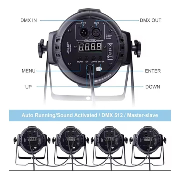 54 LED UV Stage PAR Light