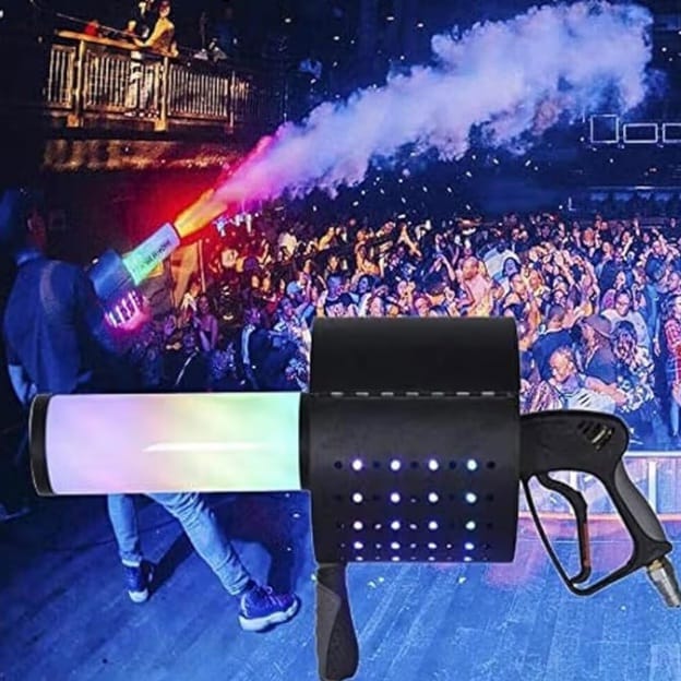 RGB LED CO2 Confetti Cannon Gun