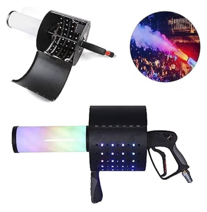 RGB LED CO2 Confetti Cannon Gun