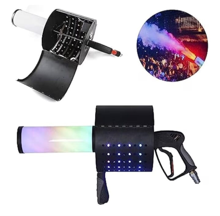RGB LED CO2 Confetti Cannon Gun