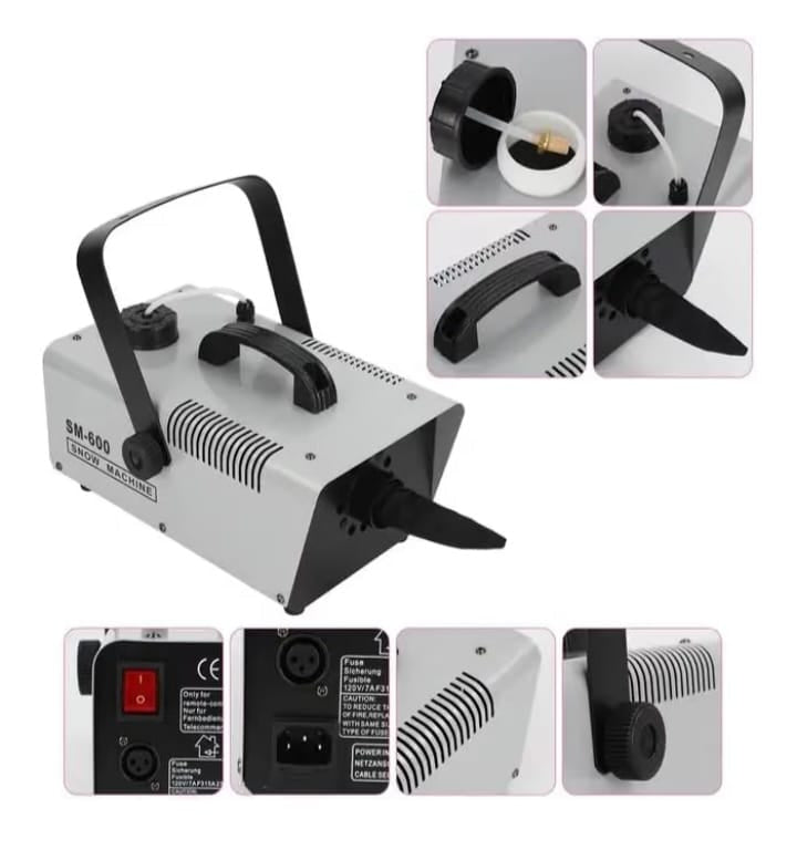 1200W Artificial Snow Machine with Remote