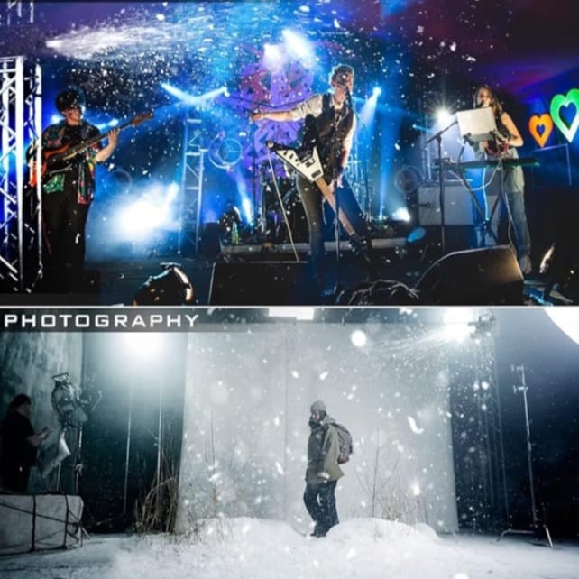 1200W Artificial Snow Machine with Remote