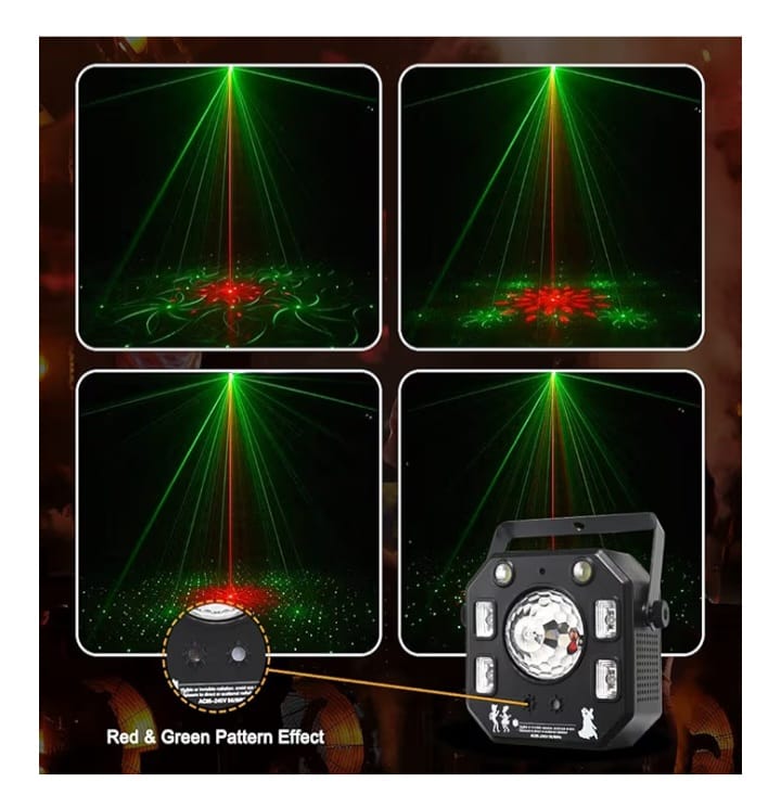 4-in-1 LED DJ Party Stage Light