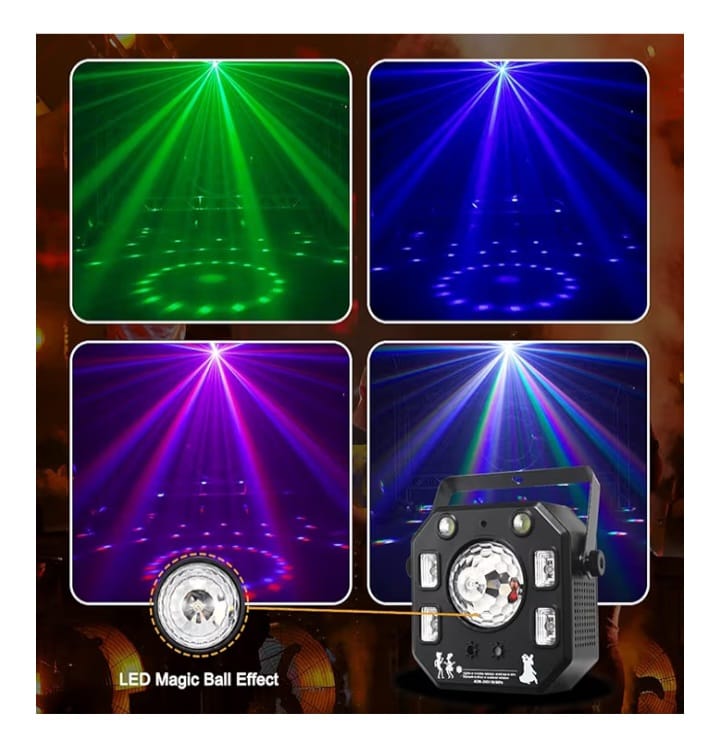 4-in-1 LED DJ Party Stage Light