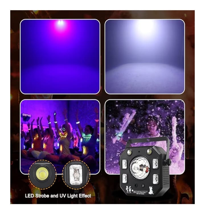 4-in-1 LED DJ Party Stage Light