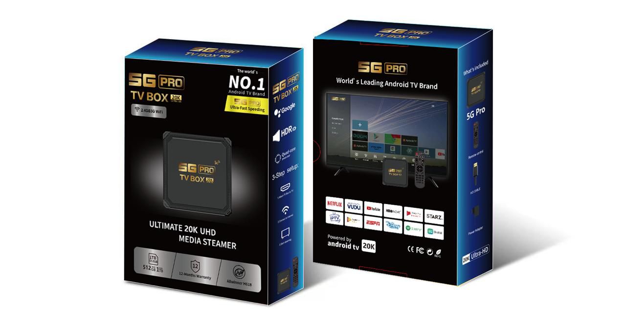 5G PRO TV Box - 20K UHD | 512GB | 1TB | Android TV